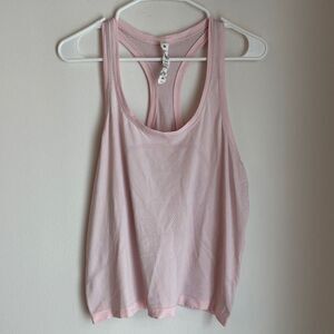 Lululemon Athletica swiftly Pink Tank running yoga activewear racer women 12 EUC